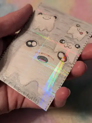 'You are Boo-tiful' GHOST RARE Inspo-Frog 11/10 aceo art card thumbnail 3