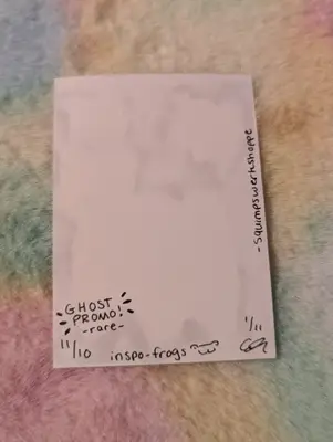 'You are Boo-tiful' GHOST RARE Inspo-Frog 11/10 aceo art card thumbnail 2