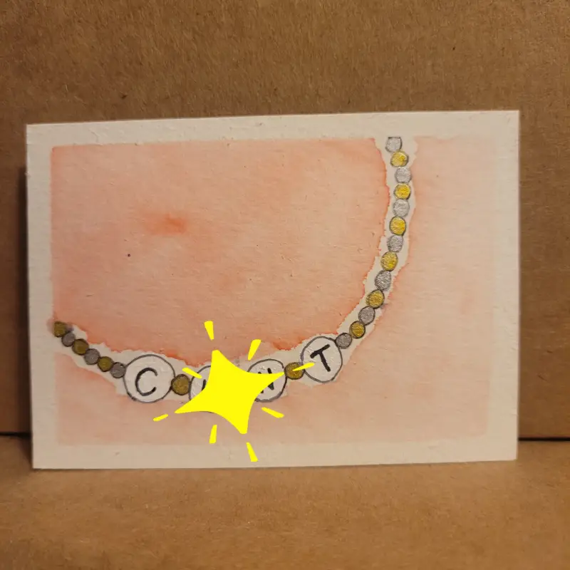 Best Fucking Friends 2.0 aceo art card