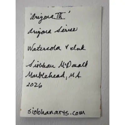 Arizona IX aceo art card thumbnail 2