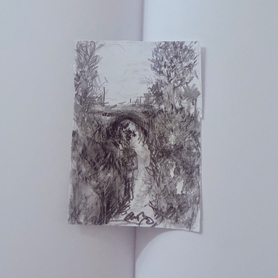 Under the bridge aceo art card thumbnail 2
