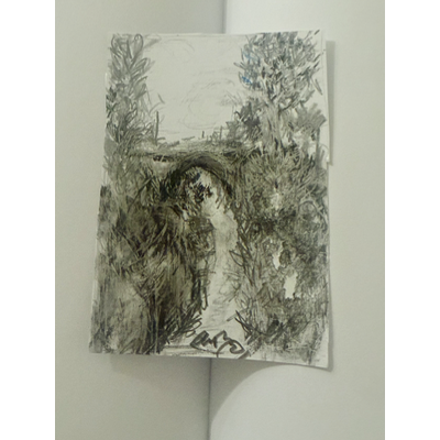 Under the bridge aceo art card thumbnail 3