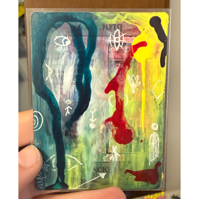 Stalling aceo art card thumbnail 1