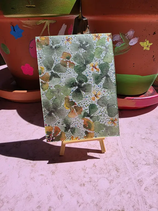 Lucky Card aceo art card