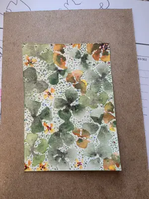 Lucky Card aceo art card thumbnail 2