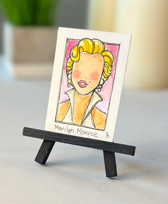 Marilyn Monroe aceo art card thumbnail 1