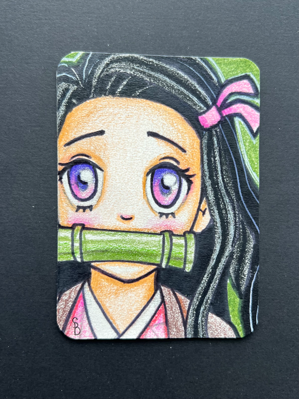 Anime aceo art card