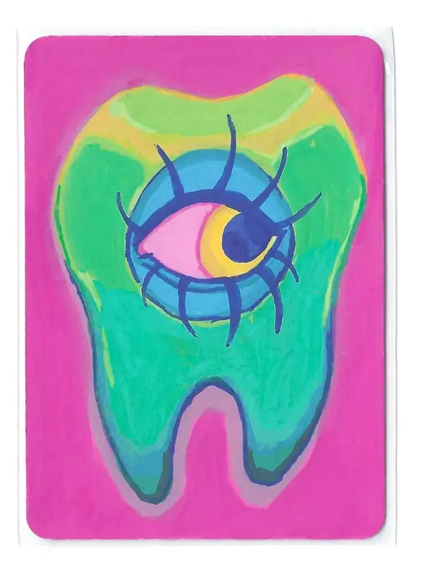 Toothache #1 aceo art card
