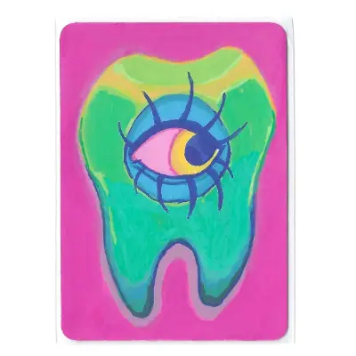 Toothache #1 aceo art card thumbnail 1