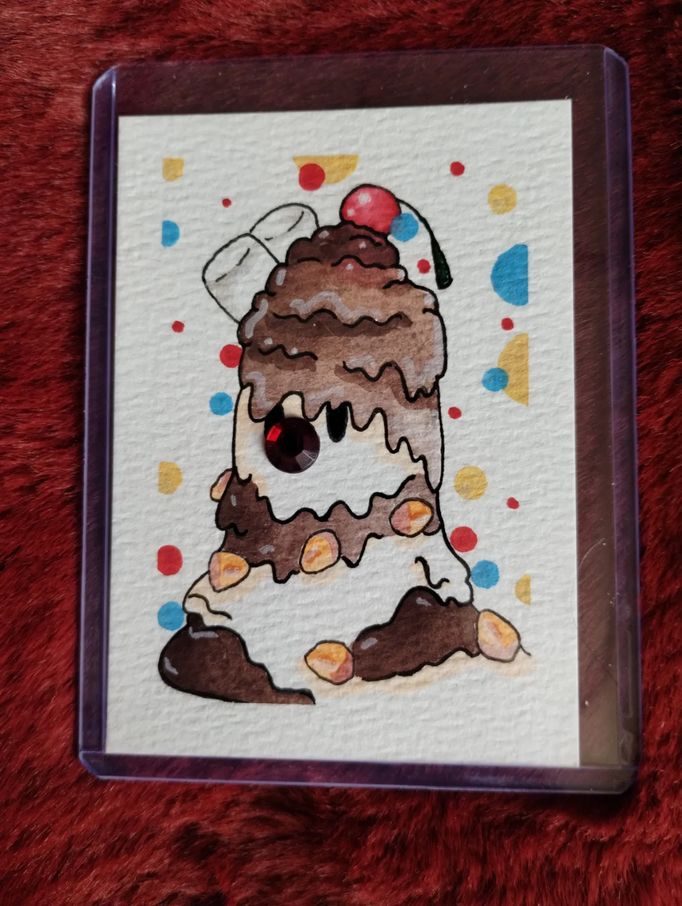 Rocky Road aceo art card