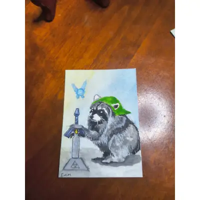 Linkothy aceo art card thumbnail 3