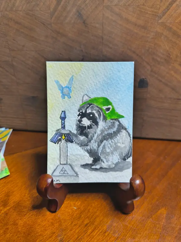 Linkothy aceo art card