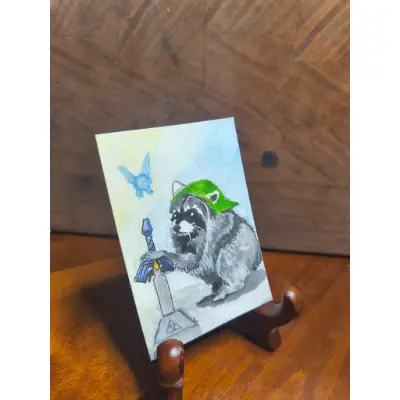 Linkothy aceo art card thumbnail 2