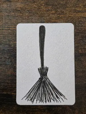 Witch's Broom #1 aceo art card thumbnail 1