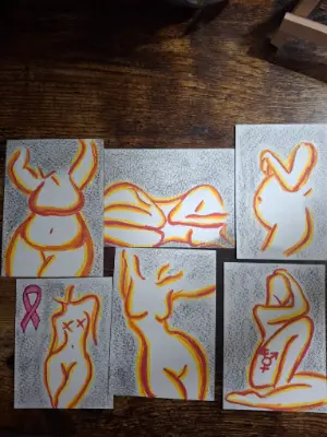 Essence of a Woman – Complete 12-Piece ACEO Collection aceo art card thumbnail 2