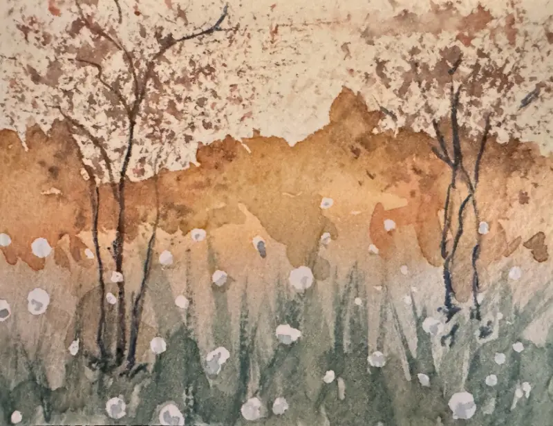 Morning Calm aceo art card