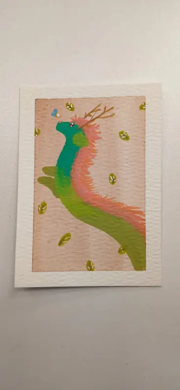 Leaflore aceo art card