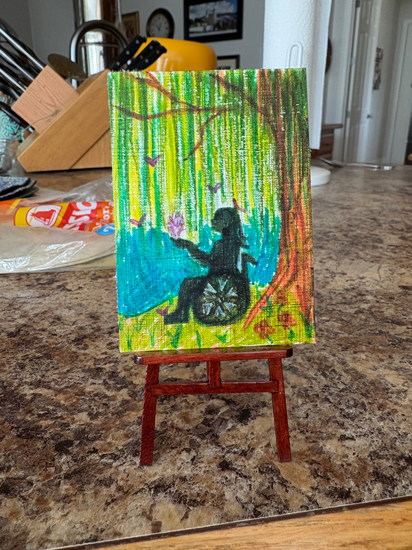 Willow wonders aceo art card