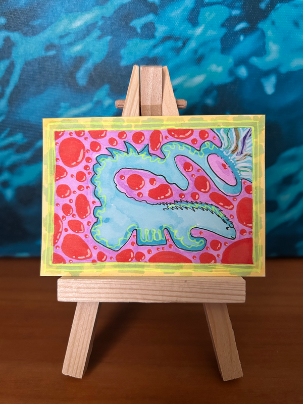 Honey Badger aceo art card