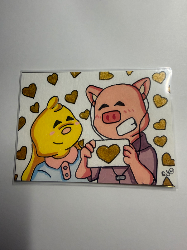 Be Mine? aceo art card