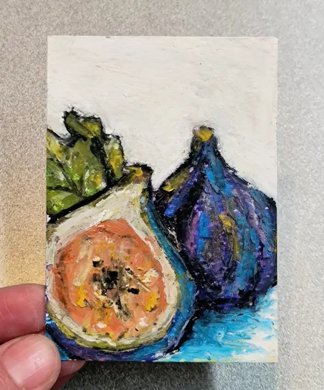 Figs ACEO aceo art card