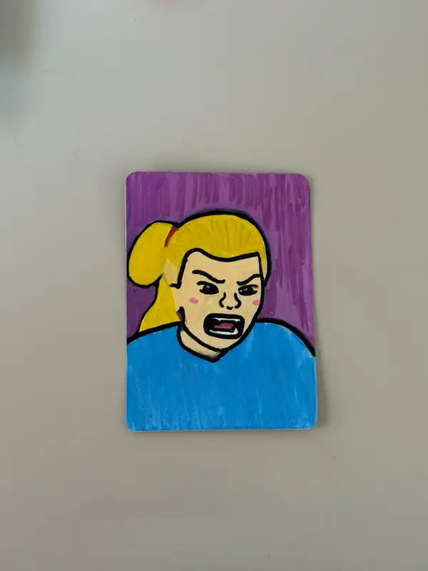 Raging Haaland aceo art card