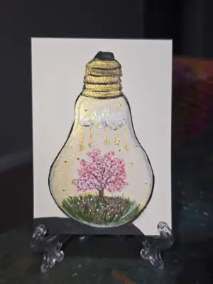 Buds Are Lit aceo art card thumbnail 2
