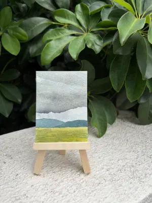 Gathering Storm aceo art card thumbnail 2