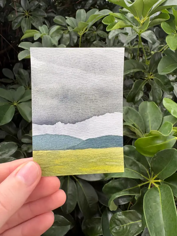 Gathering Storm aceo art card