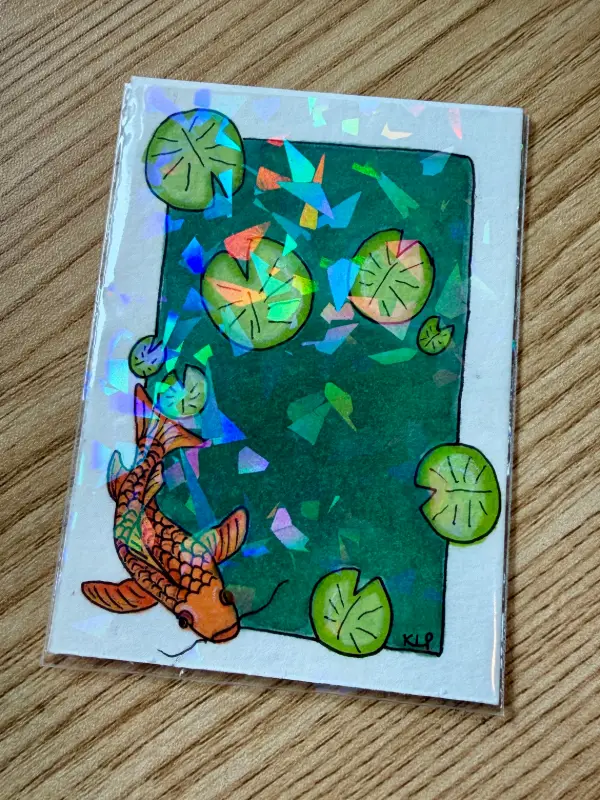 Oh, Koi! aceo art card