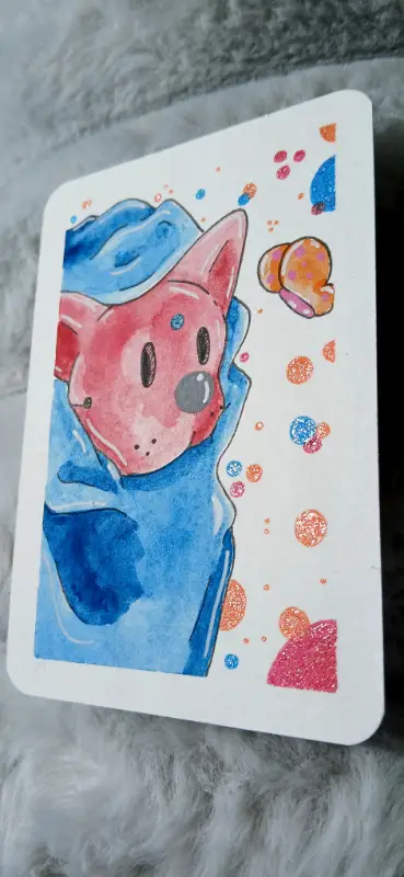 Masked Series 1 aceo art card