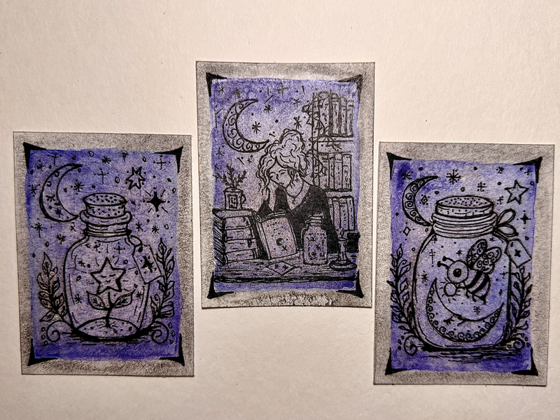The Curiosity Cabinet aceo art card