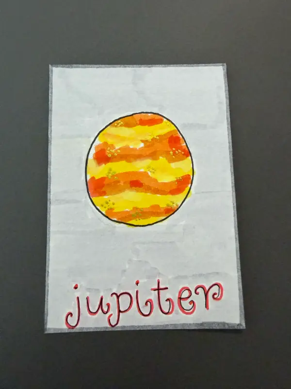 The Giant Planet aceo art card