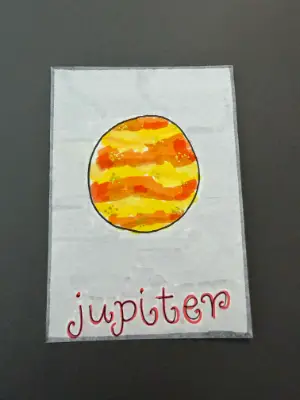 The Giant Planet aceo art card thumbnail 1