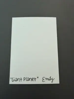 The Giant Planet aceo art card thumbnail 2