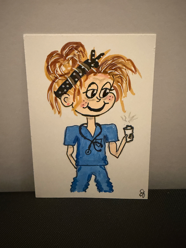 Shift Motivation aceo art card