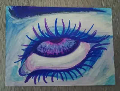 Mermaid's Pleasure aceo art card thumbnail 1