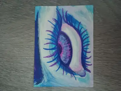 Mermaid's Pleasure aceo art card thumbnail 2