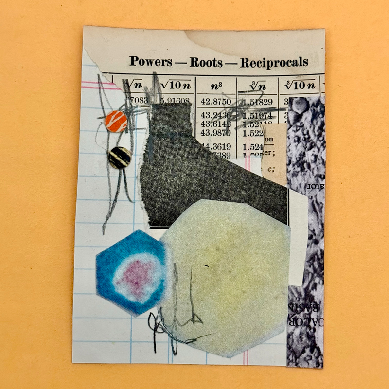 Working Theory: Study I (Powers-Roots-Reciprocals) aceo art card