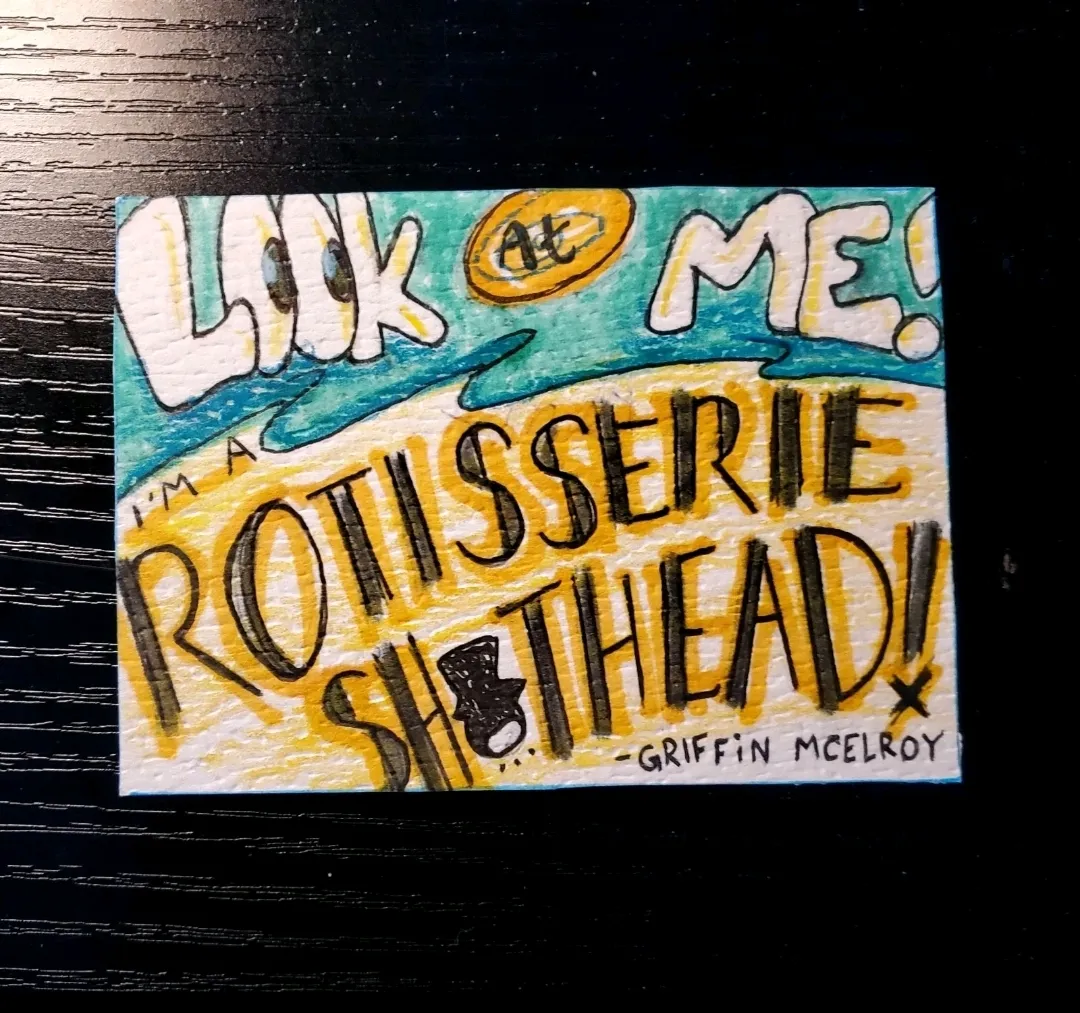 Favorite Quotes aceo art card