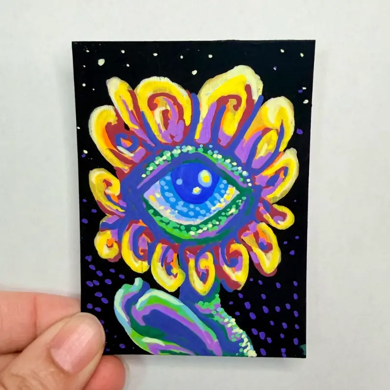 Wish Upon a Star aceo art card