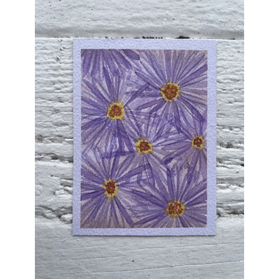 Dreaming in Violet aceo art card thumbnail 1