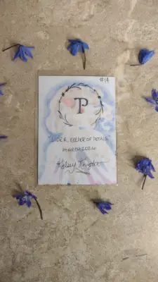 Liora, Keeper of Petals aceo art card thumbnail 2