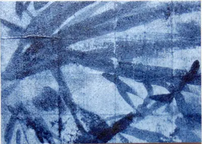 Washi and Indigo Ink original art ACEO #2 aceo art card thumbnail 2