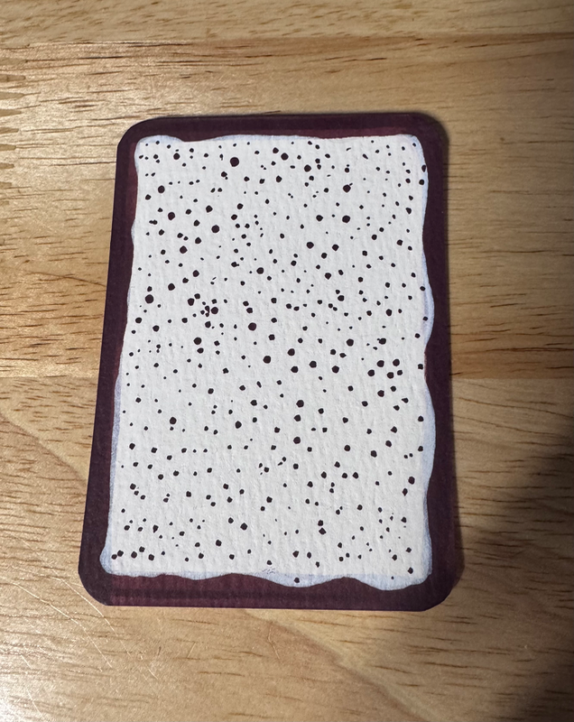 Cookies & Crème Poptart aceo art card