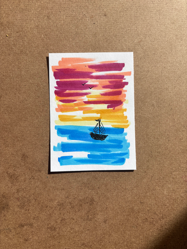 “Landscape: Four” 4/5 aceo art card