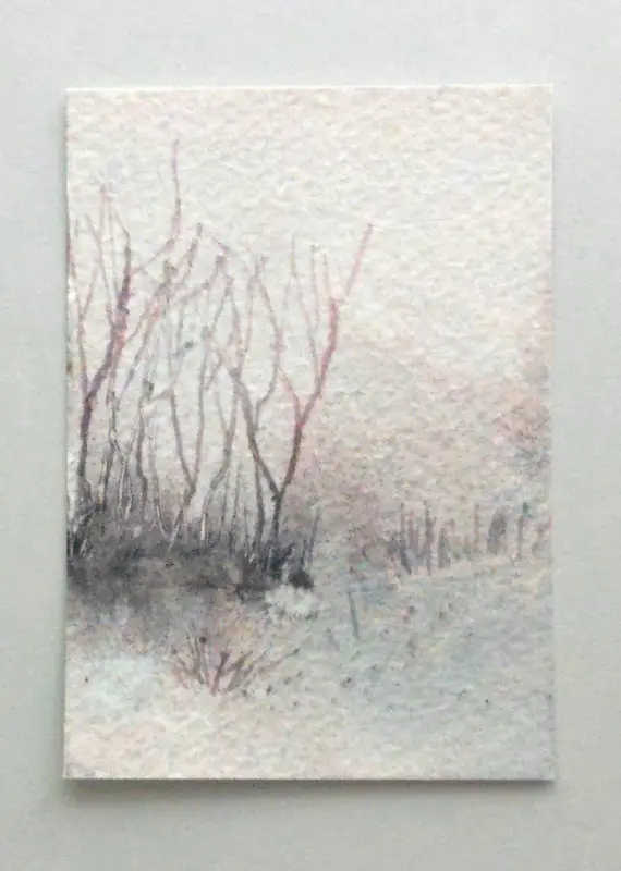 Twilight Mist aceo art card