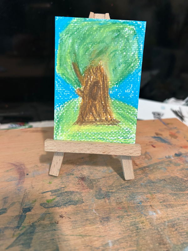Summer aceo art card