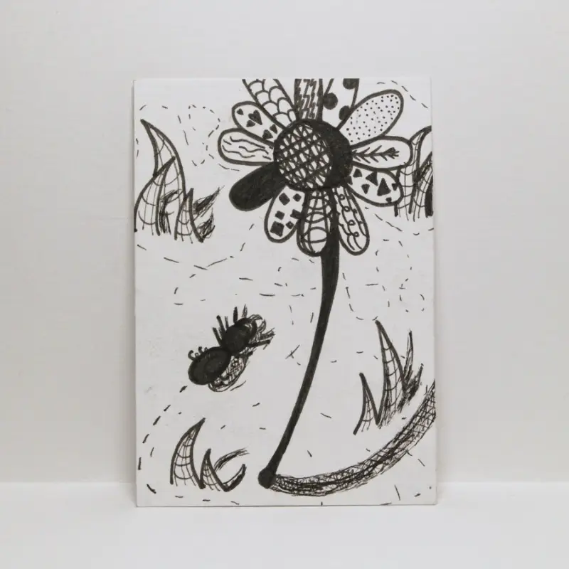 closer look - card No. 6 aceo art card
