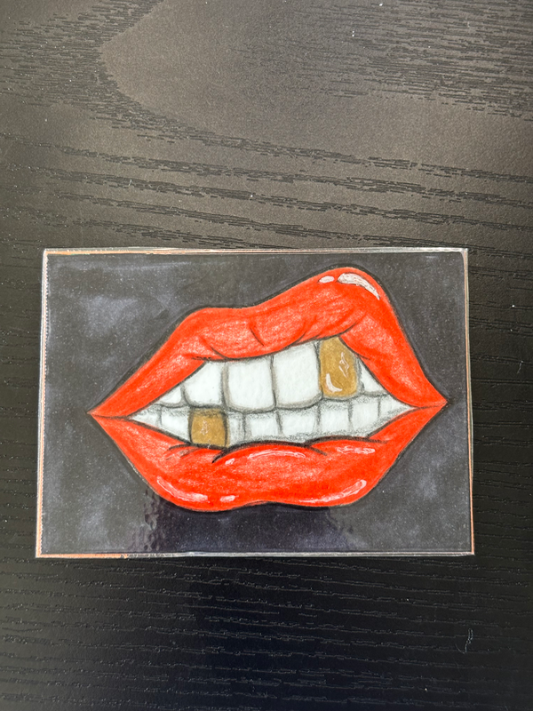 Bite me aceo art card